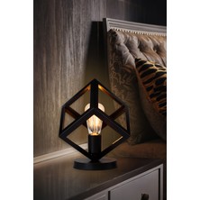 Lumen İstanbul Küp Masa Lambası Siyah