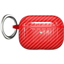 ZORE Air Pods Pro 2 Kılıf Airbag 04 Silikon-Kırmızı