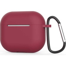 ZORE Air Pods 3. Nesil Airbag 28 Silikon Kılıf-Mürdüm