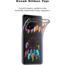 Printify Apple  iPhone 14 Plus ile Uyumlu 1mm Slim Fit Nazar Boncuğu 6 Baskılı Şeffaf Silikon Kılıf