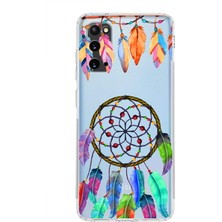 Printify Samsung Galaxy S20 ile Uyumlu 1mm Slim Fit Nazar Boncuğu 6 Baskılı Şeffaf Silikon Kılıf