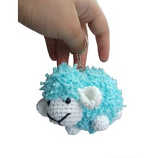 Patron Koyunlu Amigurumi Anahtarlık Tüm Yaş Grupları Için Elde Yıkanabilir