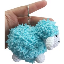 Patron Koyunlu Amigurumi Anahtarlık Tüm Yaş Grupları Için Elde Yıkanabilir