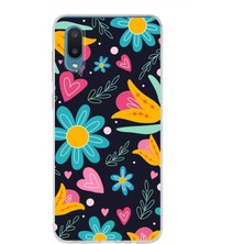 Printify Samsung Galaxy A02 ile Uyumlu 1mm Slim Fit Retro Colors 1 Baskılı Şeffaf Silikon Kılıf