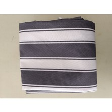 Karmaş Home Balkon Perdesi Siyah/gri