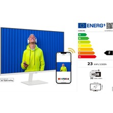 Samsung Akıllı Tv-Monitör 80CM Ekran 32" Wi-Fi Bağlantı 4ms 60hz 1920 x 1080 Fullhd Smart Slim Monitör Tv + Lambader Hediye