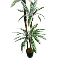 Nettenevime Yapay Ağaç Kızıl Beyaz Yukka 3katlı 54 Yaprak 130*65CM