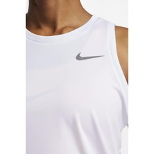 Nike Dri-Fit Miler Running Beyaz Kadın Spor Atlet