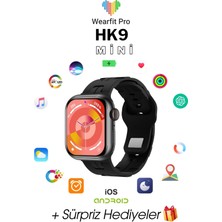 Wearfit Pro Hk9 Mini Akıllı Kol Saati 42MM Amoled Ekran Siyah