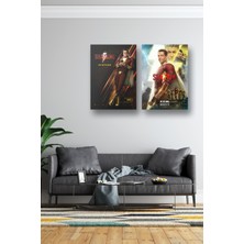 NOKEM 2li Set Shazam Posterleri & Shazam Afişleri & Shazam! Posterleri & DC Posterleri Dcknkm1