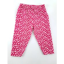 Bonboner Kids Kız Çocuk Tayt Tişort Ikili Takım Kedicik ve Tavşan Baskılı Tarz Tişort Leopar Pembe Mavi Renkler