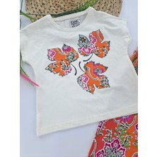 Cmk Kids Club Kız Çocuk Pantolon Tişort Ikili Takım Yazlık Yeşil Turuncu Pembe Renk Seçenekleri