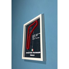 Formula 1 (F1) Autodromo Nazionale Monza 3 Boyutlu Çerçeveli Tablo