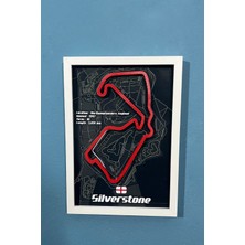 Besthree Formula 1 (F1) Silverstone 3 Boyutlu Çerçeveli Tablo