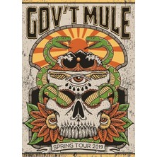Jeronkarji Gov't Mule Müzik Grubu Tablo Ahşap Poster Dekoratif