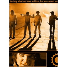 Jeronkarji A Clockwork Orange - We Can Destroy.. Tablo Ahşap Poster Dekoratif