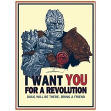 Jeronkarji Devrim Başladı - Hey Man | Korg - Korg Trendi Tablo Ahşap Poster Dekoratif