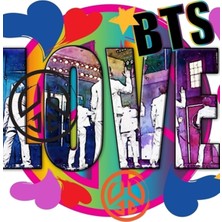 Jeronkarji Bts Barış Işareti Tablo Ahşap Poster Dekoratif KOD2038