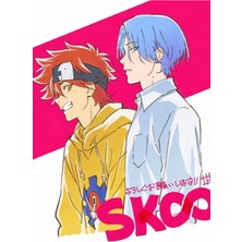 Jeronkarji Sk8 The Infinity Reki & Langa Tablo Ahşap Poster Dekoratif