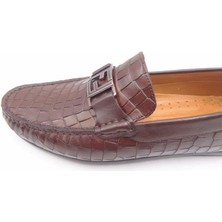 Güvener King Shoes 4013 Kahverengi Erkek Babet