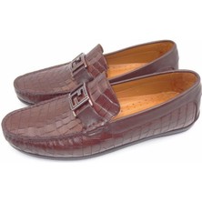 Güvener King Shoes 4013 Kahverengi Erkek Babet