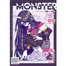 Jeronkarji Canavar: Dikkat Tablo Ahşap Poster Dekoratif