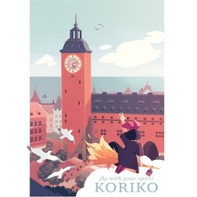 Jeronkarji Koriko'ya Uç! Tablo Ahşap Poster Dekoratif