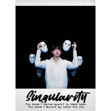 Jeronkarji Bts V Tekillik Polaroid Tablo Ahşap Poster Dekoratif KOD1997