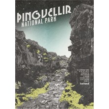 Jeronkarji Izlanda'nın Pingvellir Ulusal Parkı Tablo Ahşap Poster Dekoratif
