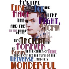 Jeronkarji Harika Doktor Tablo Ahşap Poster Dekoratif