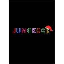 Jeronkarji Jungkook Dinamit - Mutlu Noeller Tablo Ahşap Poster Dekoratif KOD918
