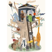 Jeronkarji Küçük Oyun Evi Tablo Ahşap Poster Dekoratif