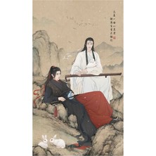 Jeronkarji Çiftler Tablo Ahşap Poster Dekoratif