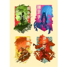 Jeronkarji Demon Slayer Kombo Tablo Ahşap Poster Dekoratif