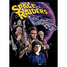 Jeronkarji Space Raiders Tablo Ahşap Poster Dekoratif