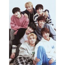 Jeronkarji Enhypen Grup Fotoğraf Tablo Ahşap Poster Dekoratif KOD2311