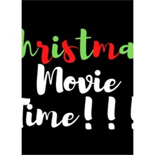 Jeronkarji Sadece Noel Filmleri (Beyaz) Tembellik Izlemek Istiyorum Tablo Ahşap Poster Dekoratif