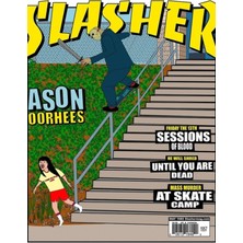 Jeronkarji Jason Slasher Mag Kapak Tablo Ahşap Poster Dekoratif