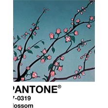 Jeronkarji Blossom Pantone 90'lar Anime Estetik Tablo Ahşap Poster Dekoratif