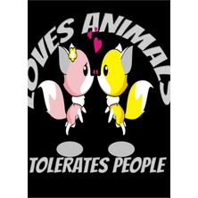 Jeronkarji Hayvanları Sever (Kedi) Insanlara Hoşgörülüdür Tablo Ahşap Poster Dekoratif