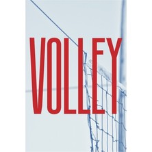 Jeronkarji Voleybol Tablo Ahşap Poster Dekoratif