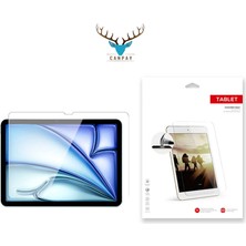 Canpay Apple iPad Pro 11 2024 Uyumlu Tablet Nano Ekran Koruyucu Kristal Netliğinde %100 Ultra Görüntü Kalitesi Esnek Temperli Kırılmaz Nano Screen Protector