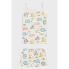 Lela Desenli  Pamuk Ip Askılı 2'li Iç Giyim Takım Kız Çocuk Takım 6651011