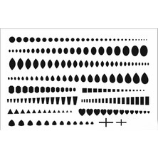 Stencil Sarayi Boyama Şablon Figür - 8438