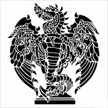 Stencil Sarayi Boyama Şablon Figür - 8627