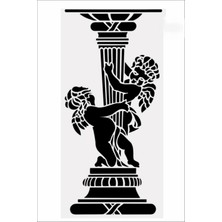 Stencil Sarayi Boyama Şablon Figür - 8607