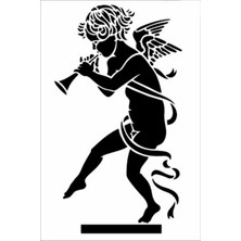 Stencil Sarayi Boyama Şablon Figür - 8624