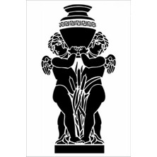 Stencil Sarayi Boyama Şablon Figür - 8626