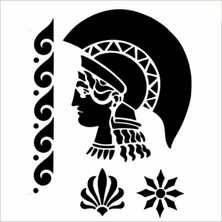 Stencil Sarayi Boyama Şablon Figür - 8629