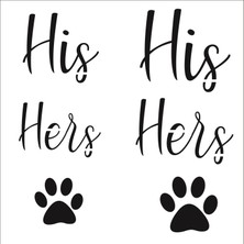 Stencil Sarayi Boyama Şablon Hayvanlar - 8444